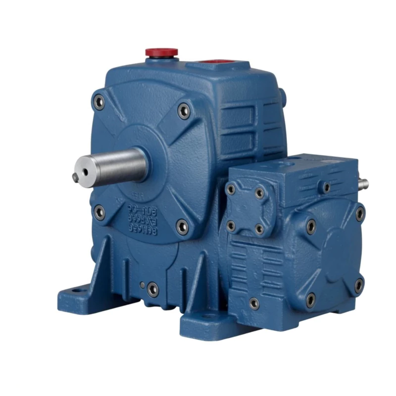 WPEA double speed cast iron worm reducer two-stage ultra-high ratio