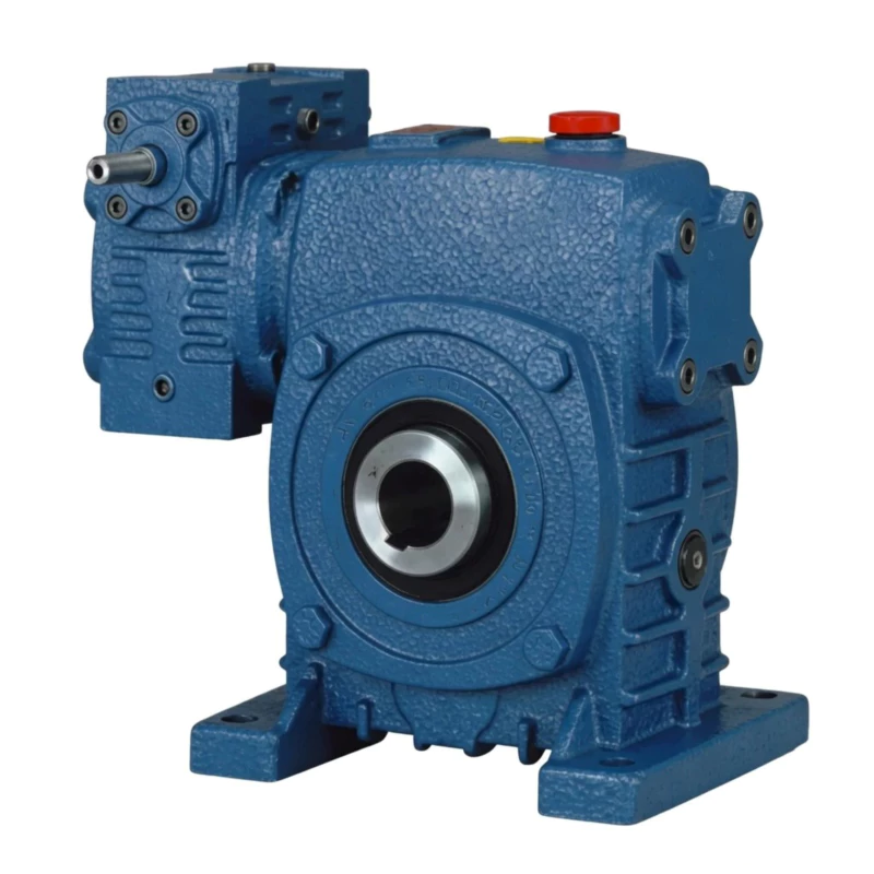WPEKS double speed cast iron worm reducer two-stage ultra-high ratio