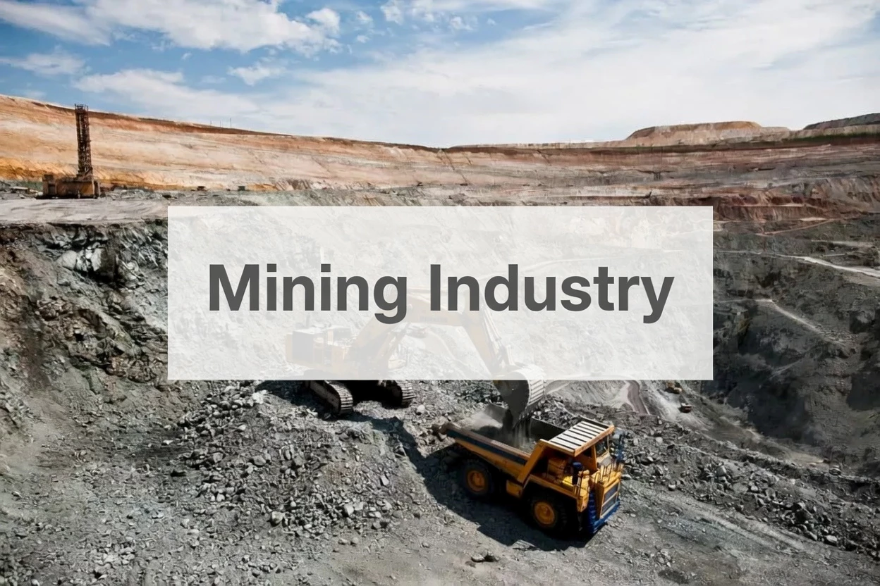 Cast iron worm gearbox on a mining conveyor
