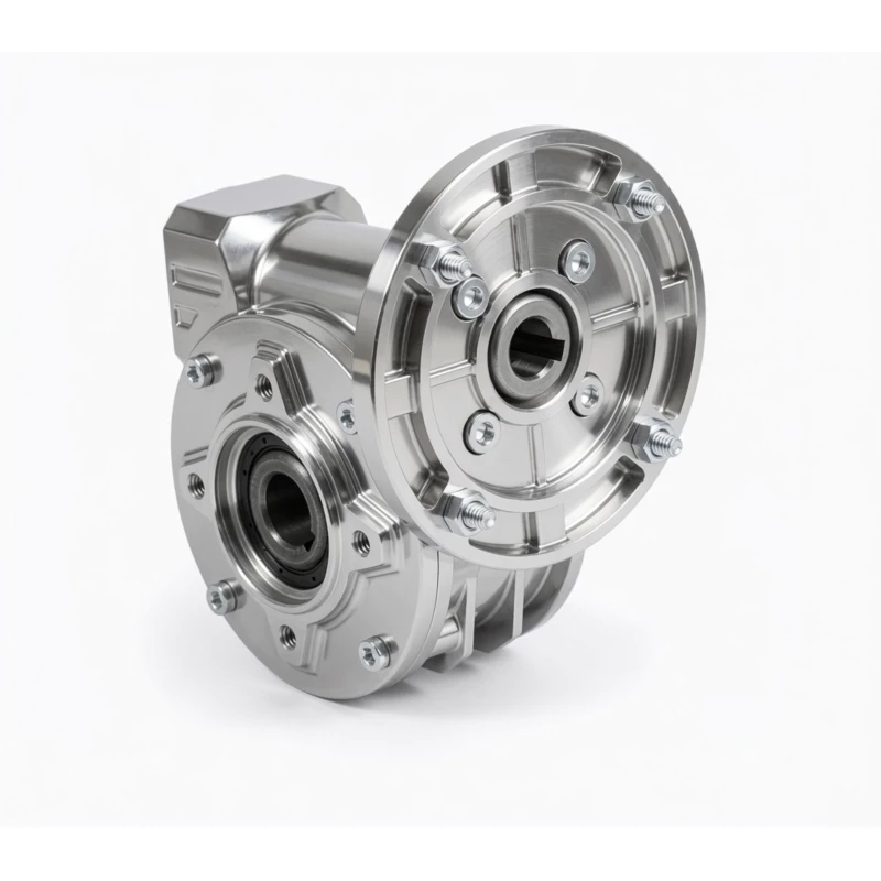Stainless steel worm gear reducer for food processing